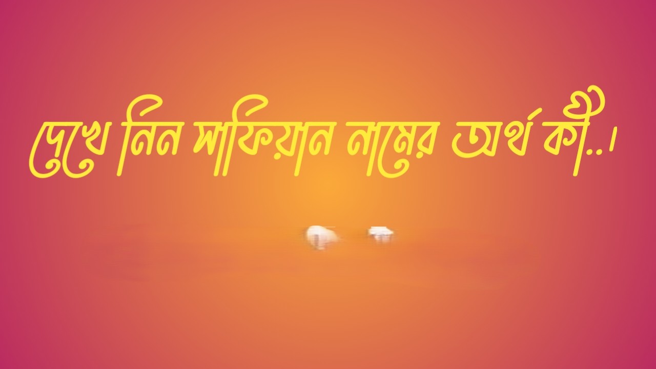 সাফিয়ান নামের অর্থ কি  |  সাফিয়ান নামের বাংলা অর্থ কি  |  সাফিয়ান নামের আরবি অর্থ কি  |  সাফিয়ান নামের ইসলামিক অর্থ কি  |  Safian name meaning in bengali arabic and islamic  |  Safian namer ortho ki  |  Safian name meaning  |  সাফিয়ান কি আরবি / ইসলামিক নাম  |  Safian name meaning in Islam  |  Safian Name meaning in Quran.